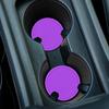 Car Cup Coasters Sparkling Rhinestone Cup Insert Coasters Non-Slip Silicone Drink Holder Mats for Most Vehicles