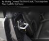 6PCS Car Door Latch Lock Protector Decoration Cover Trim for Jeep Wrangler JL Gladiator JT 2018-2026 Interior Accessories ABS