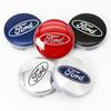 AJH1 4Pcs 54mm 3D ABS Wheel Center Hub Caps Replacement For Ford Focus MK2 Fiesta Mondeo Mustang Explorer Ranger Rim Tuning Accessory