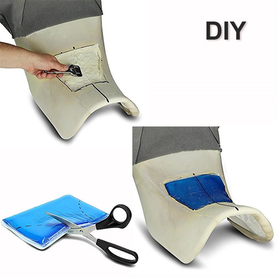 Универсальная самодельная модифицированная гелевая подушка из полиуретанового эластичного волокна толщиной 1 см для мотоцикла