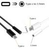 Adapter Cable 1pc USB C To 3.5mm Earphone For Huawei AUX Jack Type C Headphone Handmade