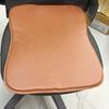Кожаный коврик Noora из овечьей кожи SQUARE TAN CHAIR Pad | Пышная форма Подушка для стула с закругленными краями | Подушка для обеденного сиденья для дома и офиса | Подарки на новоселье |