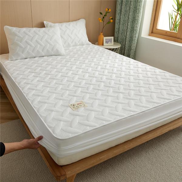 Bedding Set Bed Fitted Sheet Soft Protector Cover Thicken Cotton Mattress Cover Double Bed Pad Bedcover Mattress (No Pillowcases)