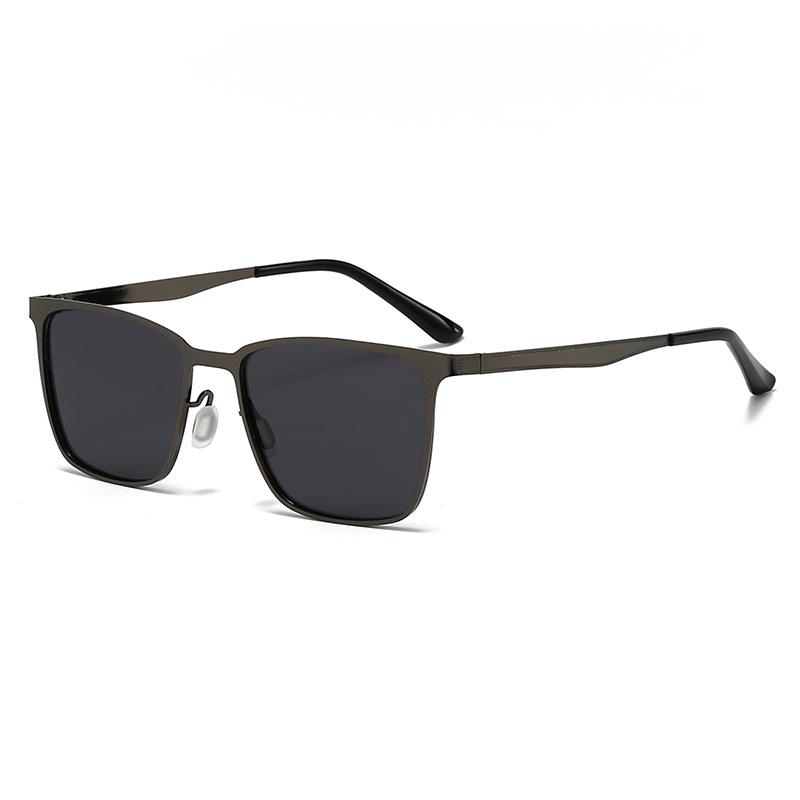 New men's polarized sunglasses, metal frame sunglasses, European and American driving driving sunglasses, men's