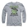 Sesame Street Unisex Adult Canned Oscar The Grouch Long-Sleeved T-Shirt