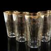Baccarat Old Baccarat Gold Filigree Glasses (5 pieces) Tableware Glass _ Used