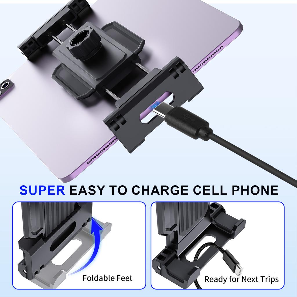 Homhu Car Tablet Holder 4-14 Inch Universal Adjustable Car Air Vent Mount Stand for IPhone IPad Air Mini Samsung Xiaomi Tablets