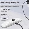 QY10 под подушкой Bluetooth-динамик с костной проводимостью, беспроводной саундбар для сна со светодиодным дисплеем, поддержка воспроизведения карт TF, отключение по времени