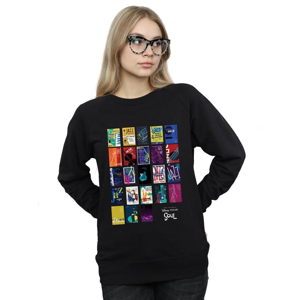 Disney Womens/Ladies Soul Jazz Poster Wall Sweatshirt