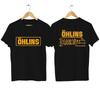 Мужская футболка Повседневная Ohlins Suspension Футболка Графическая Оверсайз Спортивные Топы Дышащий Удобный Streetwear S-3XL Крутая Футболка