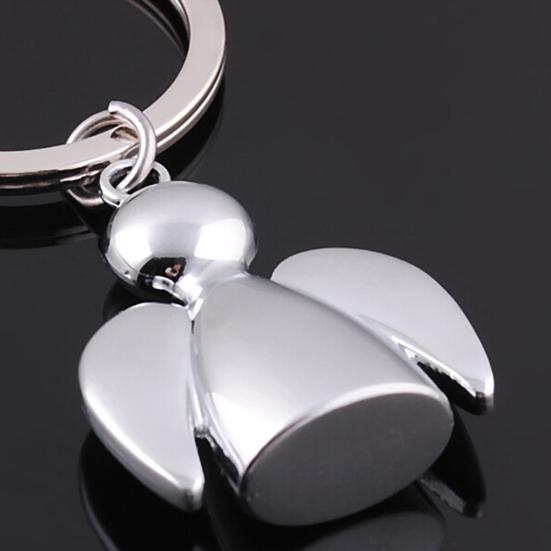 Милый металлический кулон с ангелом, брелок для ключей, брелок для мужчин и женщин, украшение на рюкзак, подарок