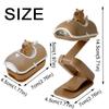 Cartoon Capibara Reading Light Creative Battery Powered Mini Capibara Folding Desktop Lamp Adjustable Warm Bright Night Light