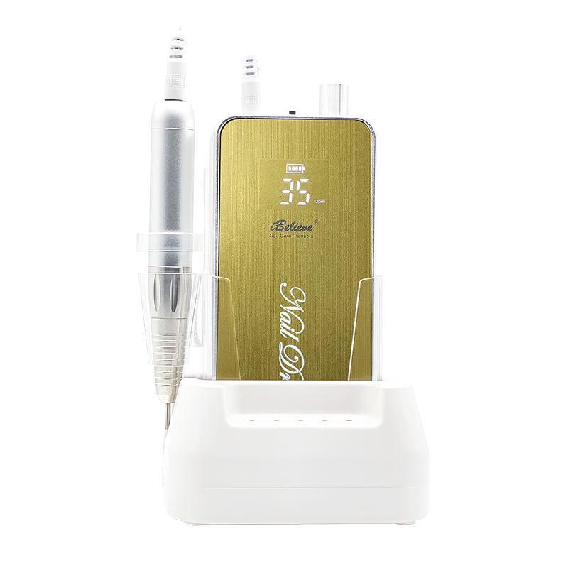 Полировщик ногтей на батарейках: Профессиональный электрический инструмент для удаления лака и мозолей, идеально подходит для маникюра.