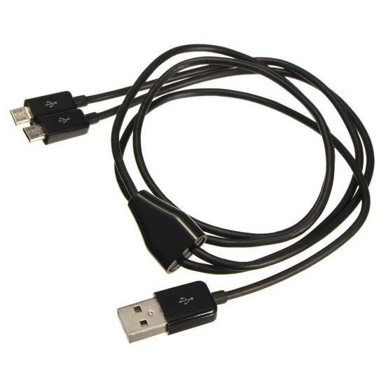 USB 2 Папа USB 2 Папа к Микро 1 к 2 Y-разветвитель