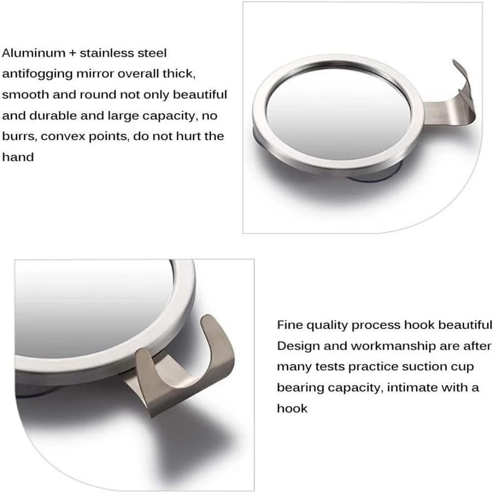 С присоской Мощные присоски Зеркала для ванной Анти-туман Душ Зеркало Выщипывание бровей