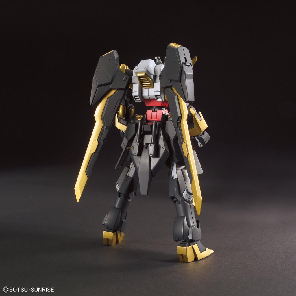Пластиковая модель HGBF Gundam Build Fighters AR Gundam Schwarzritter в масштабе 1/144 с цветовой кодировкой