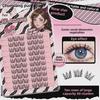«Little Devil Comics Natural Beginner False Eyelashes - Little Daisy: Извитые, сегментированные, густые двойные кончики для стильного, чистого образа.