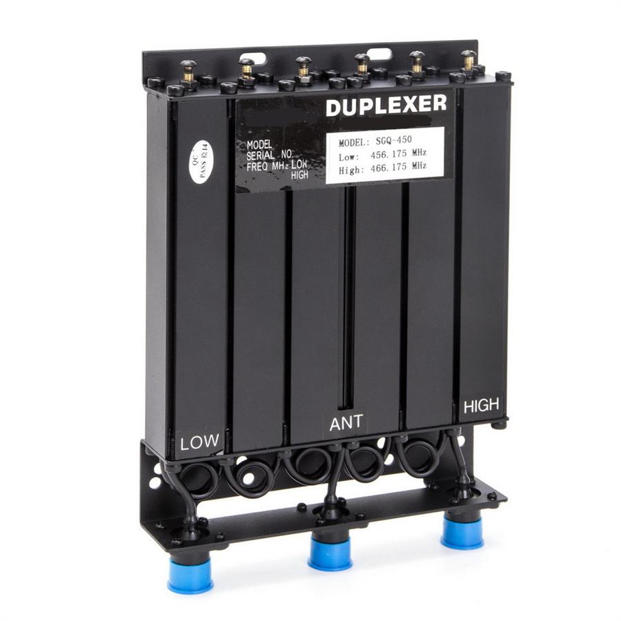 30 Вт UHF Дуплексер 6 резонаторов Разъем N-типа двухсторонняя радиостанция 400-470 МГц ретранслятор