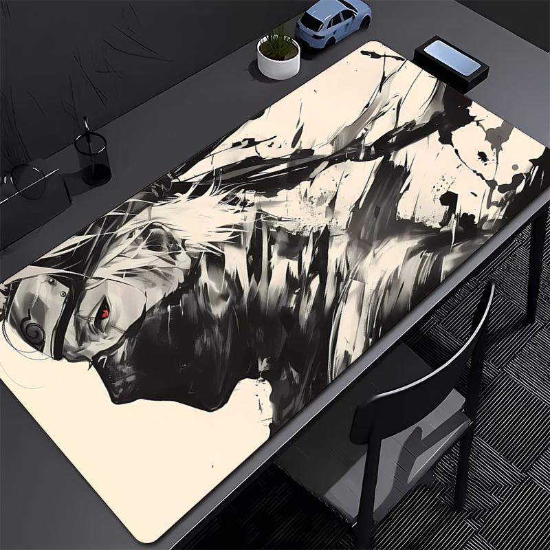 Gaming Mouse Pad NARUTO Hatake Kakashi Office Carpet Mouse Mats Gamer Rug Desk Accessories Computer Table Pads PC Anime Mousepad