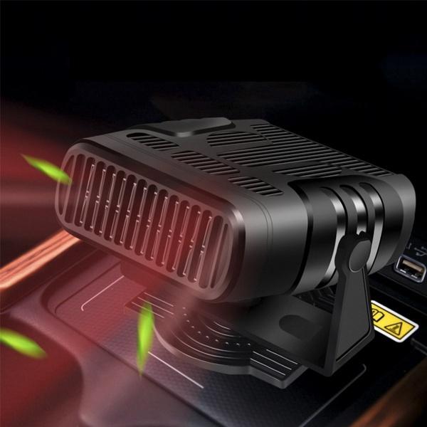 4 IN 1 Portable Car Truck Air Heater Cooling Fan Windscreen Defogging 12V 24V 800W