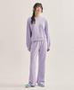 WILLIWAW STUDIO Ww One-Tuck Semi-Wide Sweatpants [Lavender]