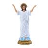 8 Inches Alleluia He Is Risen Decor Resin Jesus Christ Statue The Resurrection Figurine Home Decoration Christian Saint Statue