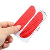 4pcs Rear Open Sign Universal Car Door Stickers Safety Reflective Tape Warning Mark