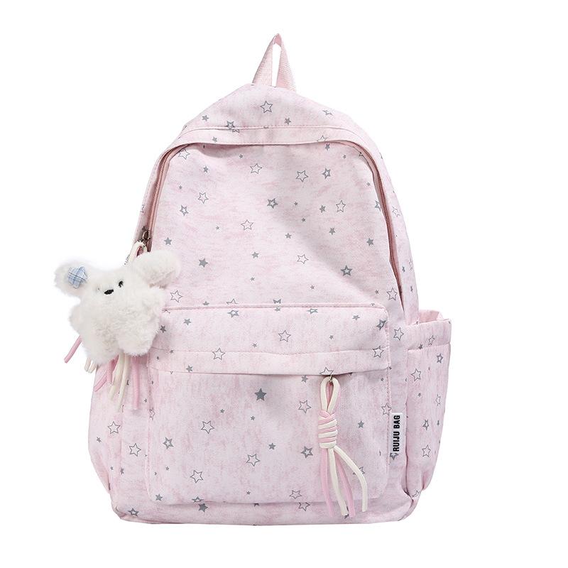 Schoolbag Student School Bag Mori Star Korean Edition Fresh Candy Color Backpack Large Capacity Campus Class Backpack