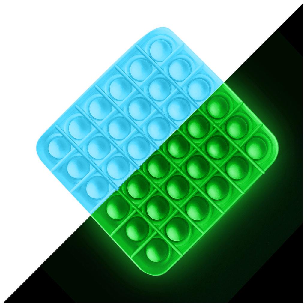 Светящаяся в темноте сенсорная светящаяся игрушка для снятия стресса Push Bubble