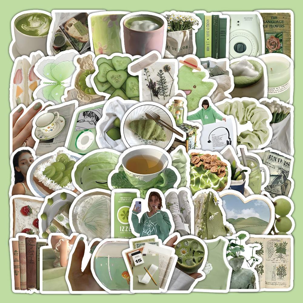 Милая наклейка с кошкой, креативная наклейка с изображением черного котенка Kawaii, играющего с милой канцелярской наклейкой для декоративного альбома своими руками