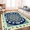 Light Luxury Retro European Area Rug Waterproof Easy Clean Non Slip Floor Carpet for Living Room Bedroom Study Home Decor