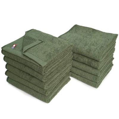 Beauty Imabari Towel Commercial Face Towel Set of 10 Murakami Towel M Color 34x86cm For Beauty Salons 100 Colors Lightweight and Thin (№36 Шалфей)