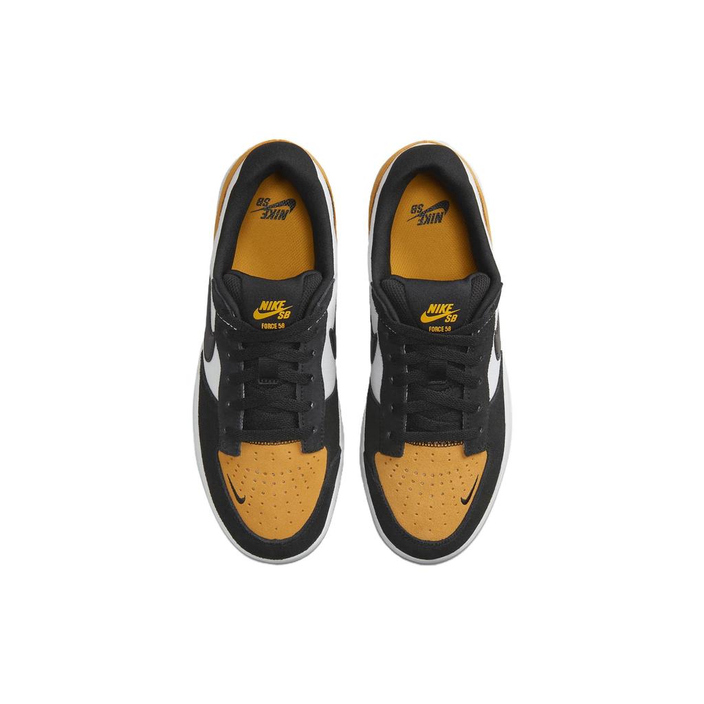 Nike Force 58 SB Yellow Toe Unisex Sneakers Black University-Gold White DV5477-700