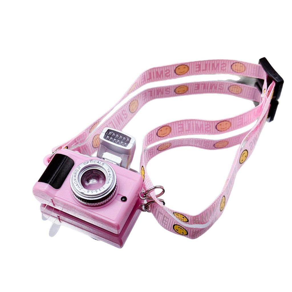 Suitable for 17/20cm Labubu Mini Doll Simulation Toy Camera Cute Multi-color Doll House Accessories Plastic DIY Digital Camera