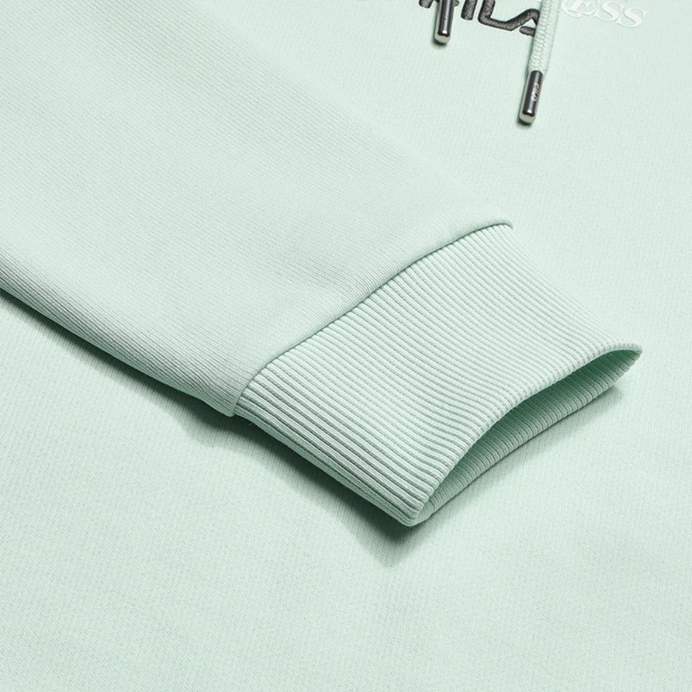 Fila Наследие Мода Простой Спортивный Повседневный Универсальный Удобный Вязаный Худи Женские толстовки Зеленый F61W548201FLG