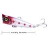 Fishing Lures Outdoor Pencil Lures Set Popper Lure 5CM 4.9G Artificial Hard Bait for Fishing 5PCS/set