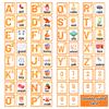 Montessori Teaching Aids Wooden Sandbox Letter Strokes Children's Sand Drawing Pen Controlled Sensory Games Set Souptoy