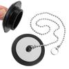 Leak-Proof Bathroom Sink Drain Cover Tight Sealing Drain Plug for Kitchen & Bathroom, Hotel Rental Vacation Home Dorm Homeowners