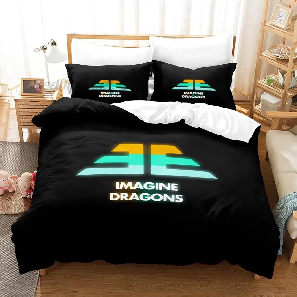 Imagine Dragons Bedding Set Single Twin Full Queen King Size Bed Set Aldult Kid Bedroom Duvetcover Sets 3D Print Bed Sheet Set