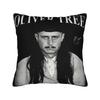 Наволочка Oliver Tree Необычный артист  Уютная наволочка для дивана Домашний декор Ретро Модная наволочка для подушки