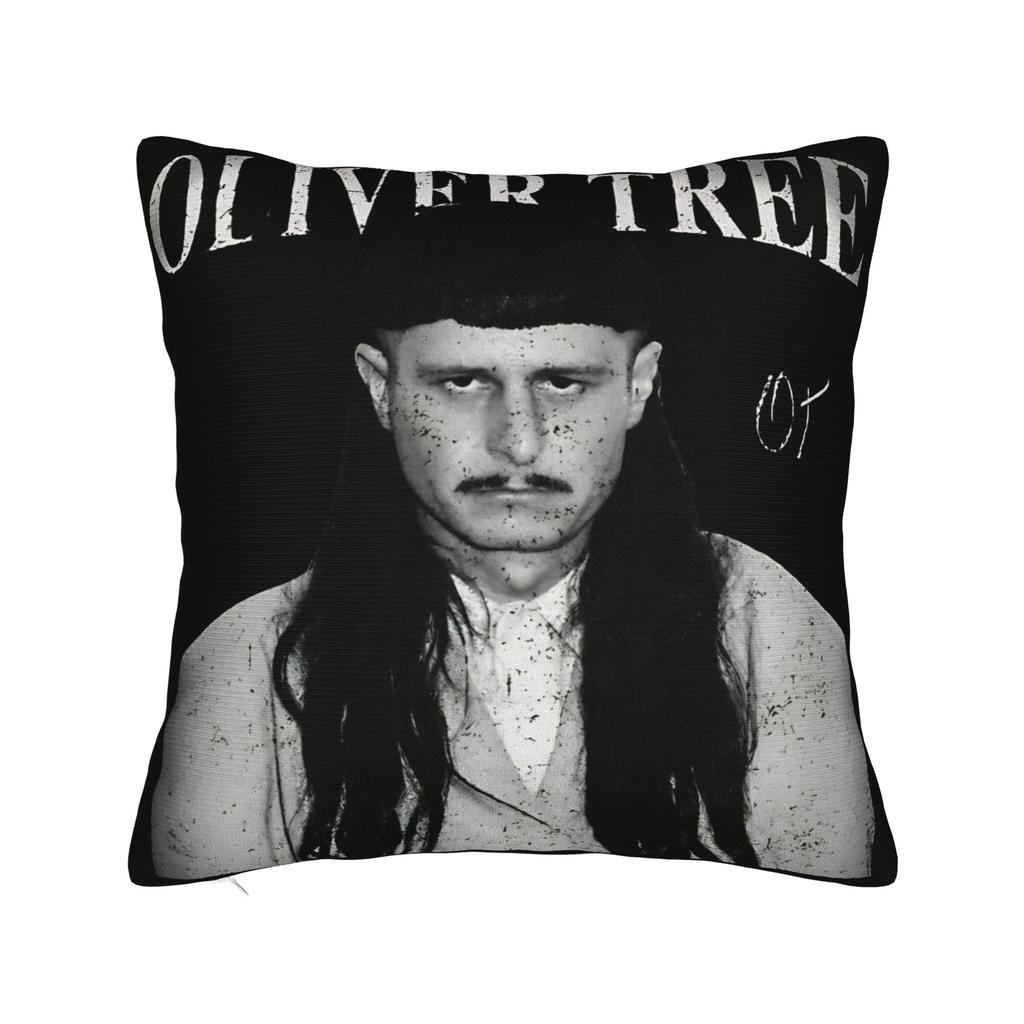Наволочка Oliver Tree Необычный артист Уютная наволочка для дивана Домашний декор Ретро Модная наволочка для подушки