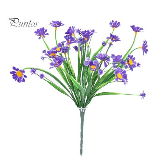 Искусственный цветок, устойчивый к ультрафиолетовому излучению, легкий уход, длинный стебель, зелень, кустарник, растение, искусственный кладбищенский цветок, декор для фермерского дома