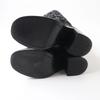 Great CHANEL boots black leather Women 35.5 Used