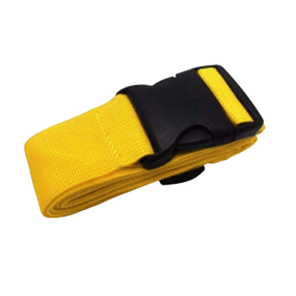 Luggage Strap Suitcase Luggage Belt Travel Bag Buckle Strap Adjustable Baggage Strap with Quick Releases Plastic Buckle