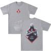 Футболка Assassin's Creed Ретро Игровой Персонаж Графический Принт Футболка Мужская Мода Повседневная С Коротким Рукавом Футболка Унисекс Хлопковая Футболка