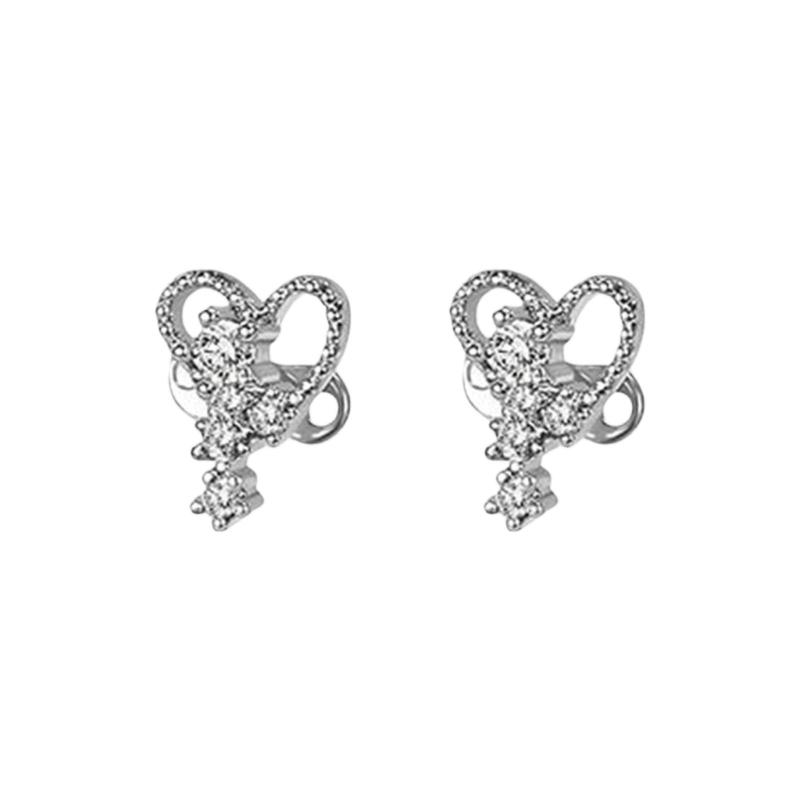 2Pcs Eye Catching Body Piercing Studs With Geometric Design Stainless Steel Contemporary Piercing Accessories