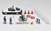 TOMYTEC Geocolle Car Snap 16b Police 2 ABS Partially Mini Car Set 64# resin/PVC Dolls/accessories (painted, Assembled) + Die-cast