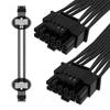 Xiwai Модульный кабель питания Dual ATX 8-pin на 12VHPWR ATX 3.0 PCI-E 5.0 для видеокарт 3080 3090 TIPSU 16-pin 12+4P