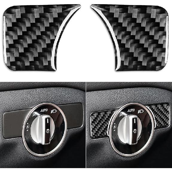 NVCNX Углеволокно Совместимо с Mercedes-Benz C-Class W204 C250 C300 C350 C63 AMG 2008 2009 2010 2011 2012 2013 2014 Седан Аксессуары Дверная панель