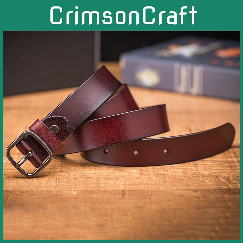 Stylish Genuine Leather Belt For Women Featuring Slim Profile And Retro Design For Office Or Casual Look